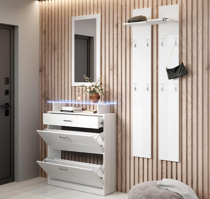 Mueble de entrada hotsell perchero