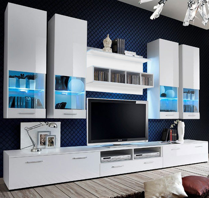 de salón Arlesa blanco (3 m)