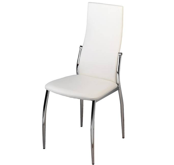 Silla de comedor Moira color blanco Silla de comedor Moira color blanco
