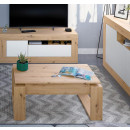 Mueble de televisión modelo Odense en color roble y blanco