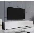 Mueble TV Blanco 180 cm con patas 2 cm Aitana M2 [REACONDICIONADO]