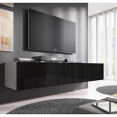 mueble tv forli xl blanco negro