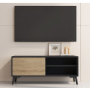 mueble-tv-kai-en-color-negro-y-sonoma-mate-de-100-cm