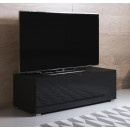 Mueble TV modelo Luke H1 (100x32cm) color negro con patas estándar ⟦ʀᴇᴀᴄᴏɴᴅɪᴄɪᴏɴᴀᴅᴏ⟧