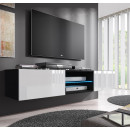 mueble tv tibi negro bianco