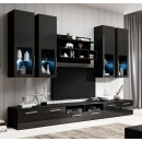 mueble salon acosta negro