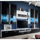 mueble salon arlesa blanco negro