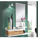 Recibidor-consola con espejo modelo Indiana en color sonoma y oxido