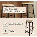 set-de-2-taburetes-altos-negro-y-sonoma-lucca