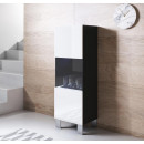 vetrinetta-luke-v3-40x126cm-piedini-alluminio-nero-bianco_1_1