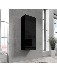Armario Colgante modelo Nora V1 (40x126cm) en color negro