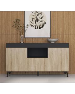 aparador-kai-en-color-negro-y-sonoma-mate-de-130-cm