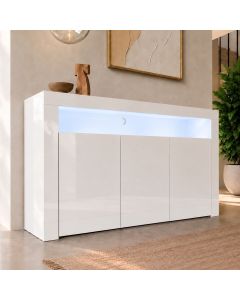 Aparador modelo Aker color blanco