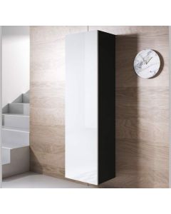 Armario colgante modelo Luke V4 (40x165cm) color negro y blanco