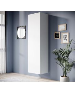 Armario colgante modelo Eliot (40x165cm) color blanco mate