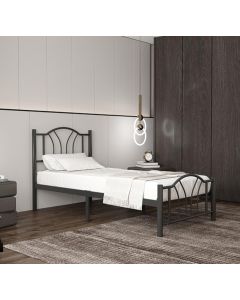 cama-individual-danae-estructura-metalica-negro