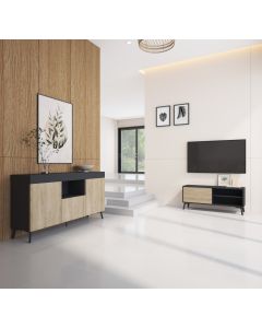conjunto-de-muebles-kai-aparador-y-mueble-tv-negro-y-sonoma-mate