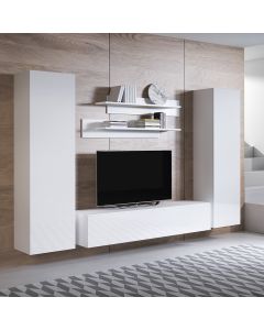 Conjunto de muebles Luke 7A blanco (2,6m)