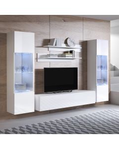 Conjunto de muebles Luke 9A blanco (2,6m)