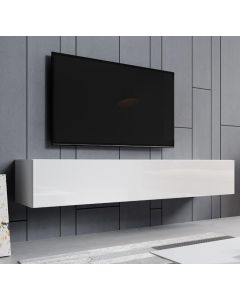Mueble TV modelo Aitana M2 (180x30cm) en color blanco