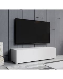 Mueble TV Blanco 120 cm con patas 2 cm Aitana M1