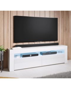 Mueble TV modelo Aker (140x50,5cm) color blanco