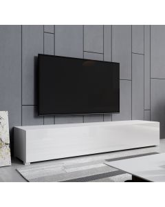 Mueble TV Blanco 180 cm con patas 2 cm Aitana M2