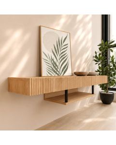 Mueble TV color roble alba 150cm Renzo