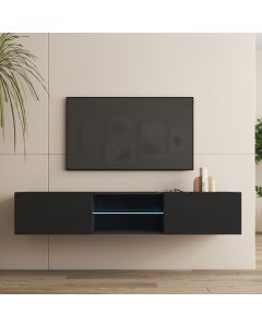 Mueble TV modelo Tibi (160 cm) en color negro