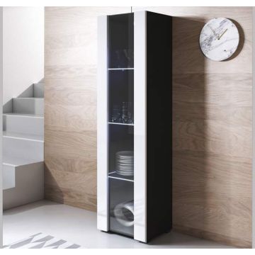 1-DE-vitrinenschrank-luke-v5-40x165-standard-fusse-schwarz-weiss