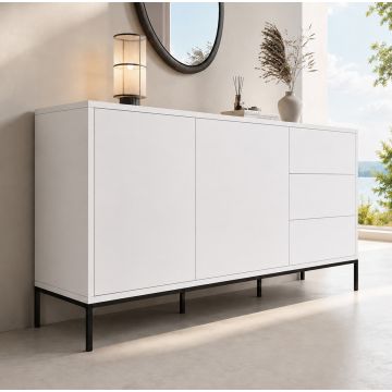 Aparador Blanco Moderno 150 cm Serena