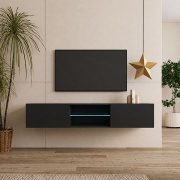 Mueble TV modelo Tibi (160 cm) en color negro