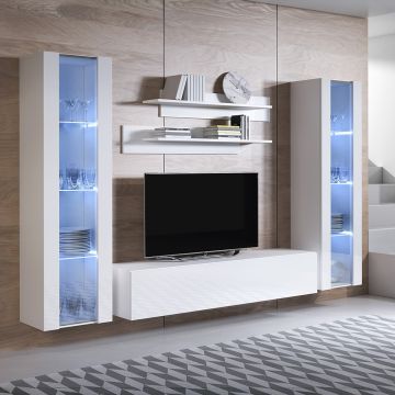 Conjunto de muebles Luke 8A blanco (2,6m)