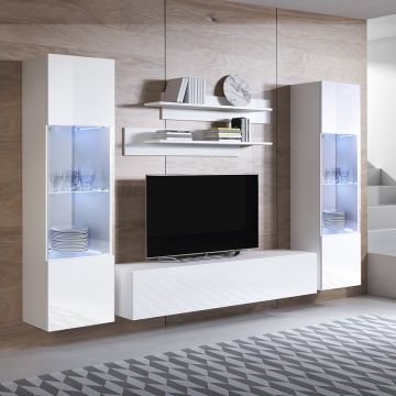 Conjunto de muebles Luke 9A blanco (2,6m)
