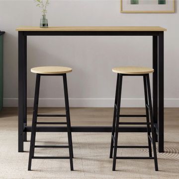 mesa-alta-con-2-taburetes-negro-sonoma-120-cm-ani