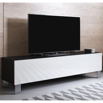 mueble-tv-luke-h1-160x30-pies-aluminio-negro-blanco_1