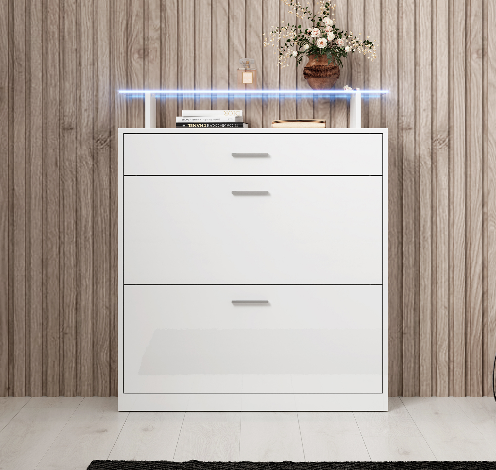 Recibidor zapatero Paola blanco