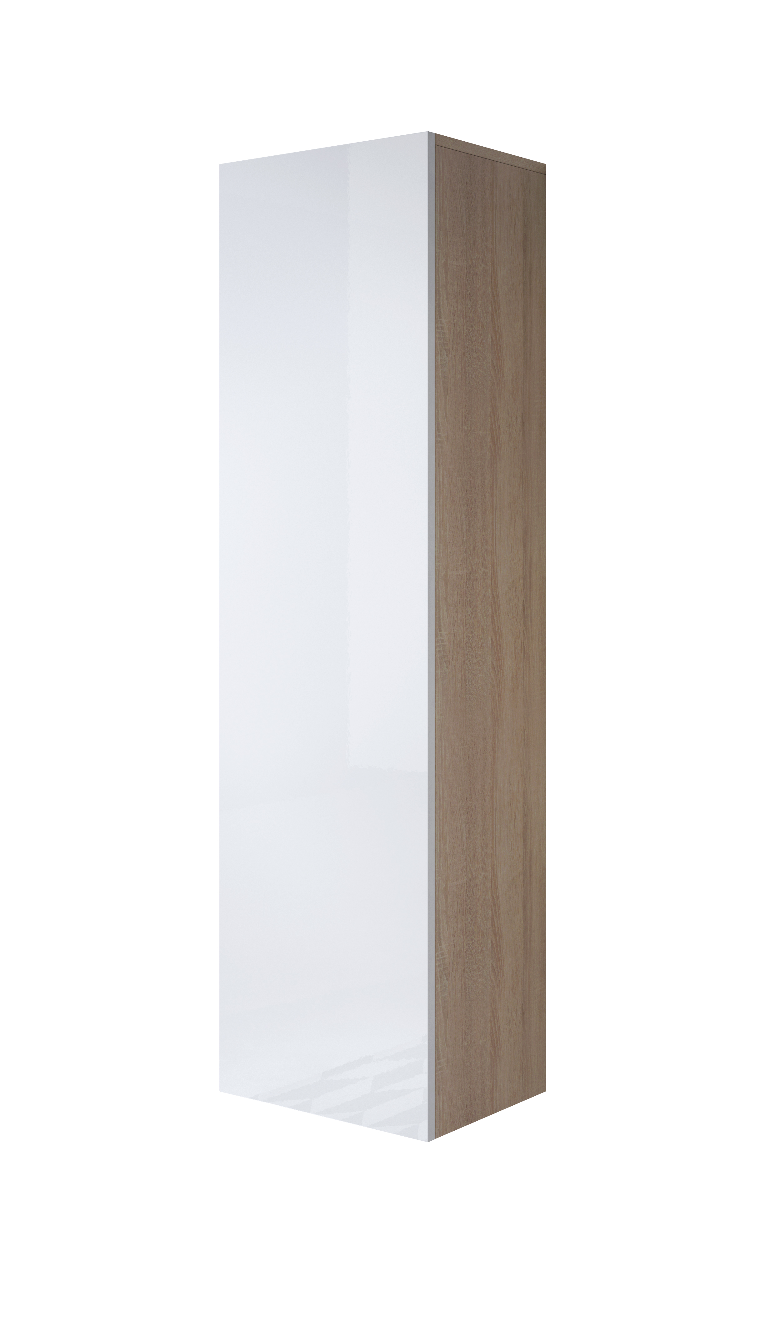 40x126cm Couleur Blanc muebles bonitos Armoire Mural modèle Luke V1 